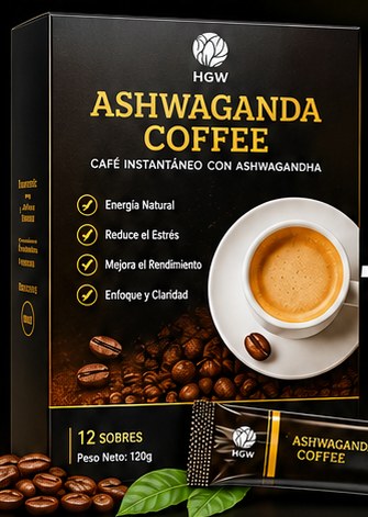 Ashwagandha Coffee, 12 sobres